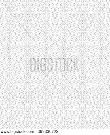 Background Seamless Pattern Based On Traditional Islamic Art.brown Color.great Design For Fabric,tex