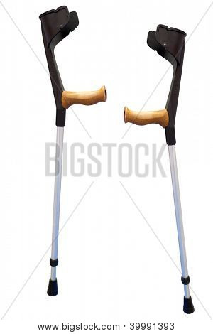 walking stick under thew white background
