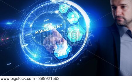 Risk Management And Assessment For Business Investment Concept. Business, Technology, Internet And N