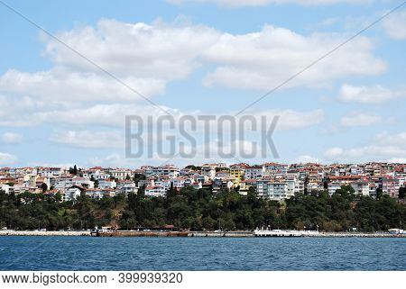 A View From The Uskudar Coast In The Bosporus, January 09.2008 Istanbul Uskudar Turkey