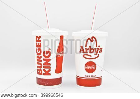 Burger King And Arby's Restaurants In The Given Drink Coca Cola Is Given In This Paper Cups, 06 Sept