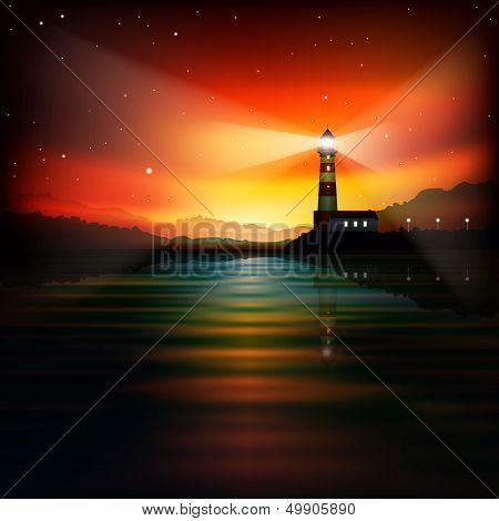 Abstract Background With Lighthouse
