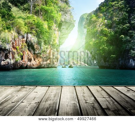 rocks on railay beach in Krabi, Thailand