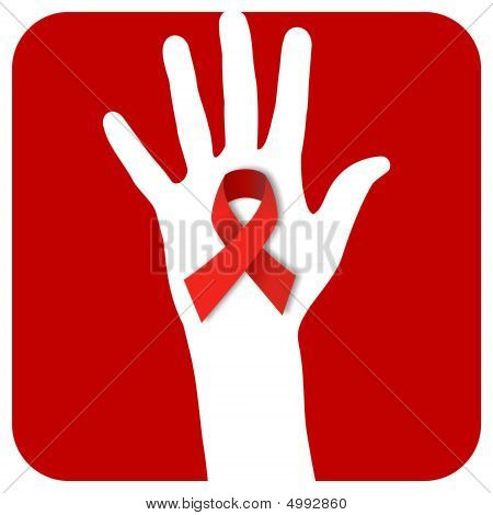 Stop Aids hånd