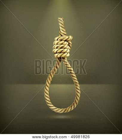 Hangman's knot, vector