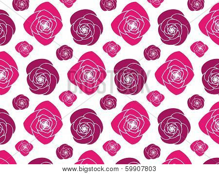 Scalable Pink Peony Flower Pattern