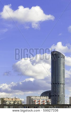 High-rise building at noon