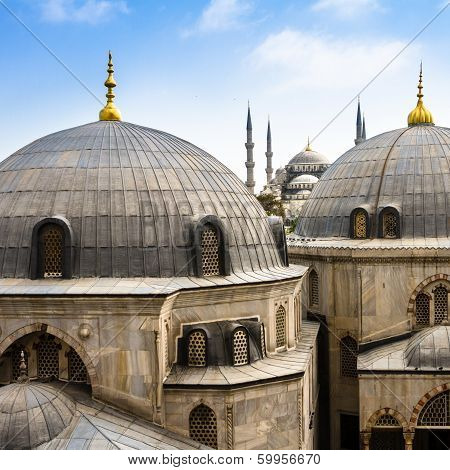 Blue ( Sultan Ahmed ) Mosque, Istanbul, Turkey