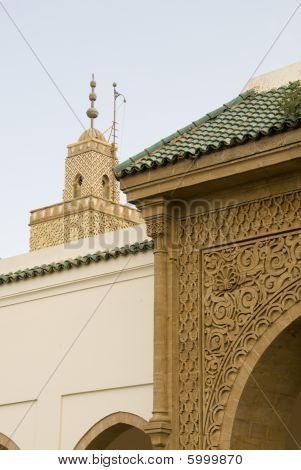 Forsiden af kongens Mohammad Vi Palace i Rabat