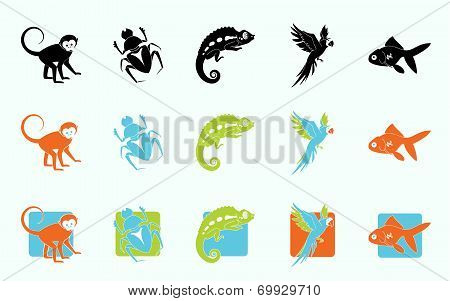 Zoo Animals Set