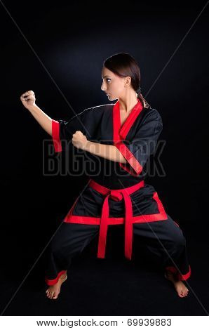 Karate Girl in Kimono