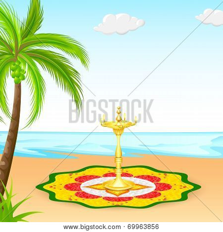 Happy Onam background