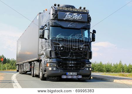German Scania Show Truck Ghost Rider