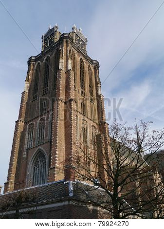 The tower of the church of our lady