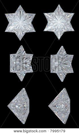 Estrela de Davi, ou hexagrama diamante