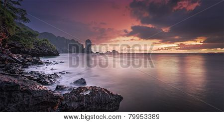 Dramatic sunset
