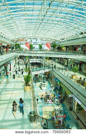 modern shoping mall, Lisbon, Portugal