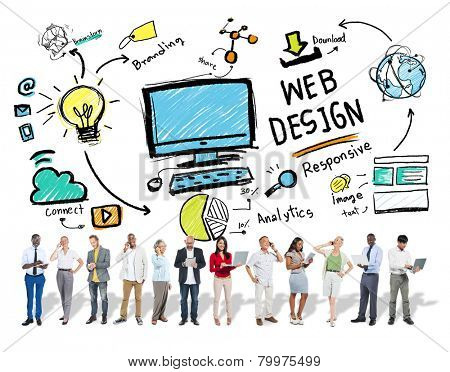 Content Creativity Digital Graphic Layout Webdesign Webpage Concept