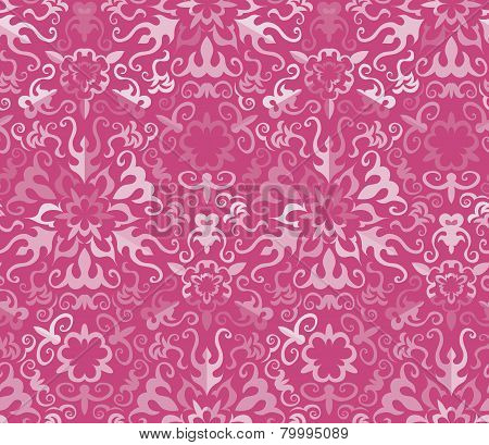 Vector seamless kaleidoscope pattern
