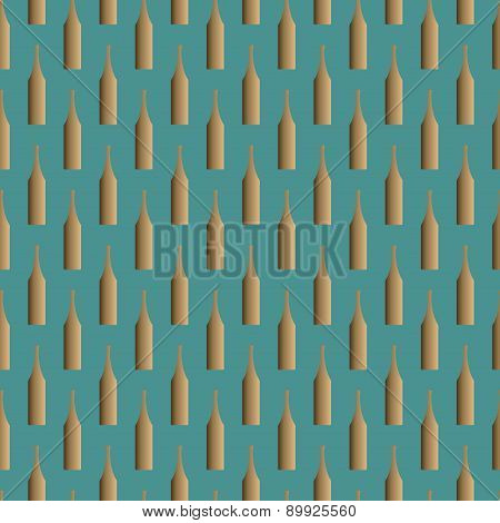 Bottle  Seamless Texture. Editable And Design Suitable Vector.
