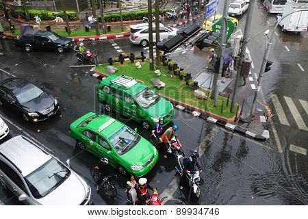 Heavy Downpour Floods Bangkok