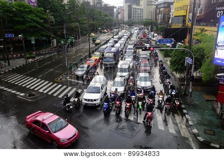 Heavy Downpour Floods Bangkok