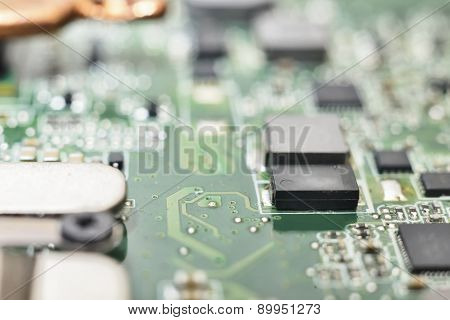 Bright Computer Hardware Background