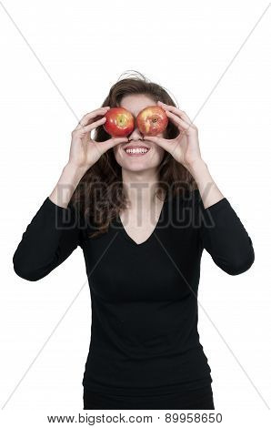 Woman With An Apple