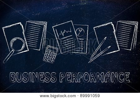 Measuring Business Performance: Folder, Stats And Budget