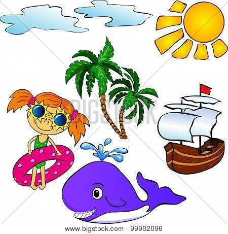 Summer Tropical Set