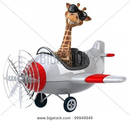Fun giraffe