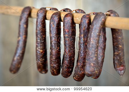 Cured sausages