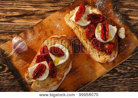 Bruschetta With Mozzarella