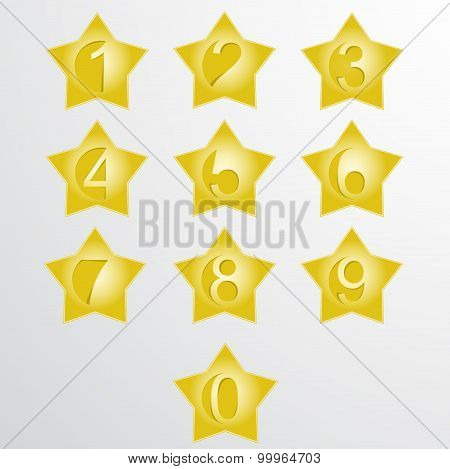 Vector numbers from number set.