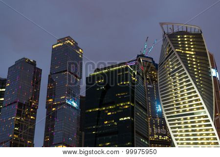 Mosca, Russia - 23.03.2015 The Moscow International Business Center, Moscow-city On September 17, 20