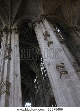 Church interior Saint-Eustache Paris