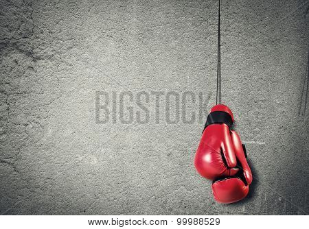 Boxing sport concept