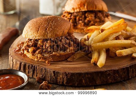 Homemade Bbq Sloppy Joe Sandwiches