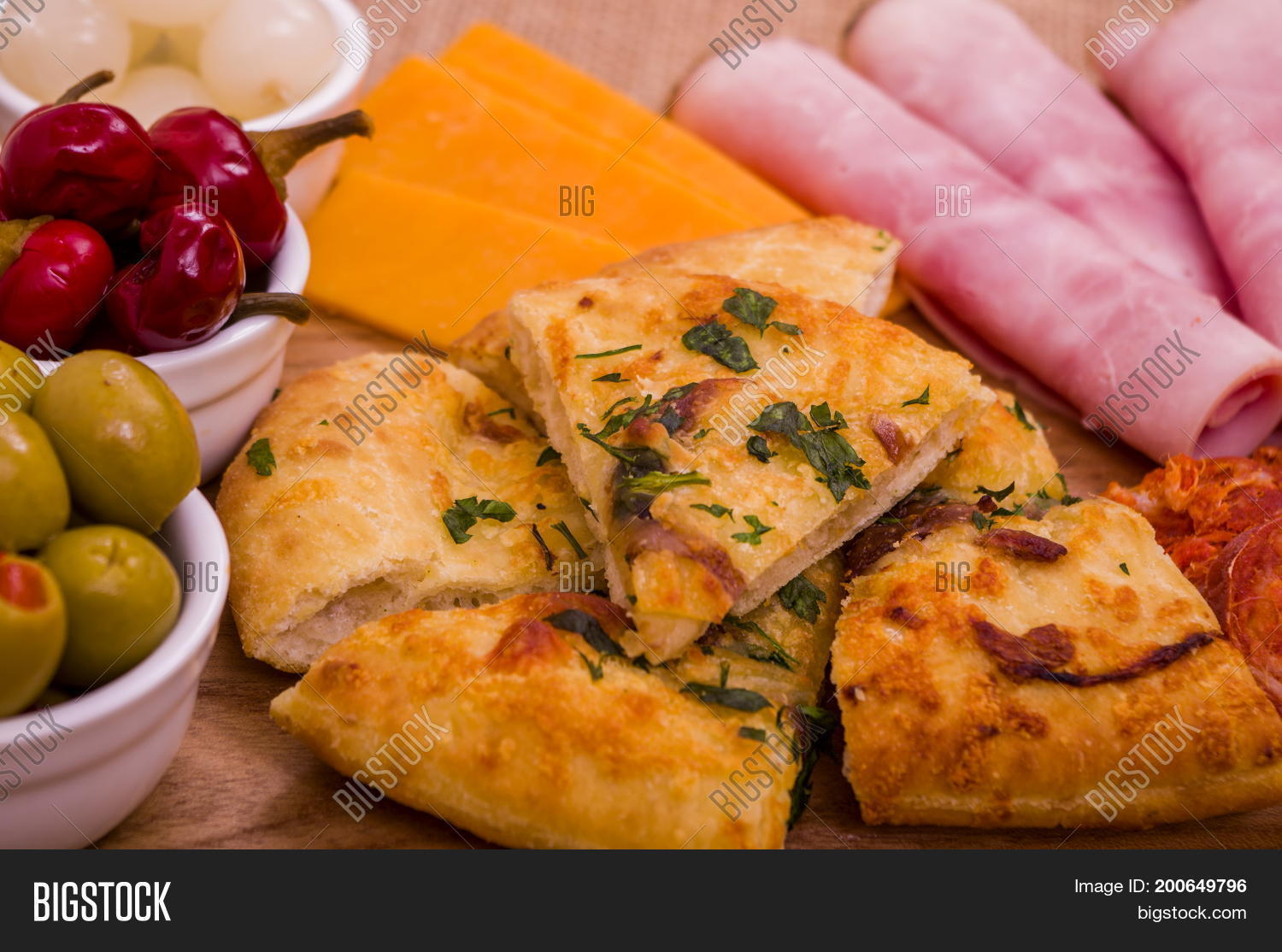 antipasto sharing platter a large wooden sharing platter of