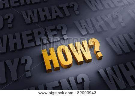 focus on asking how?