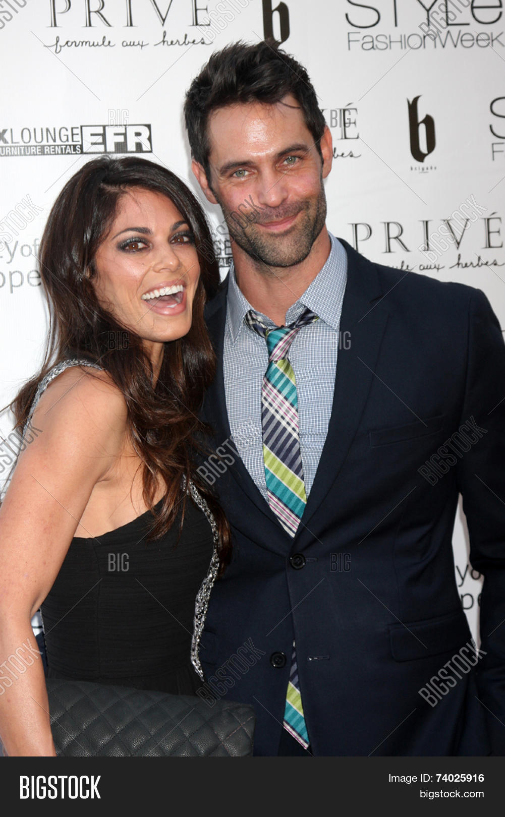 los angeles - oct 15: lindsay hartley, jason shane scott at the