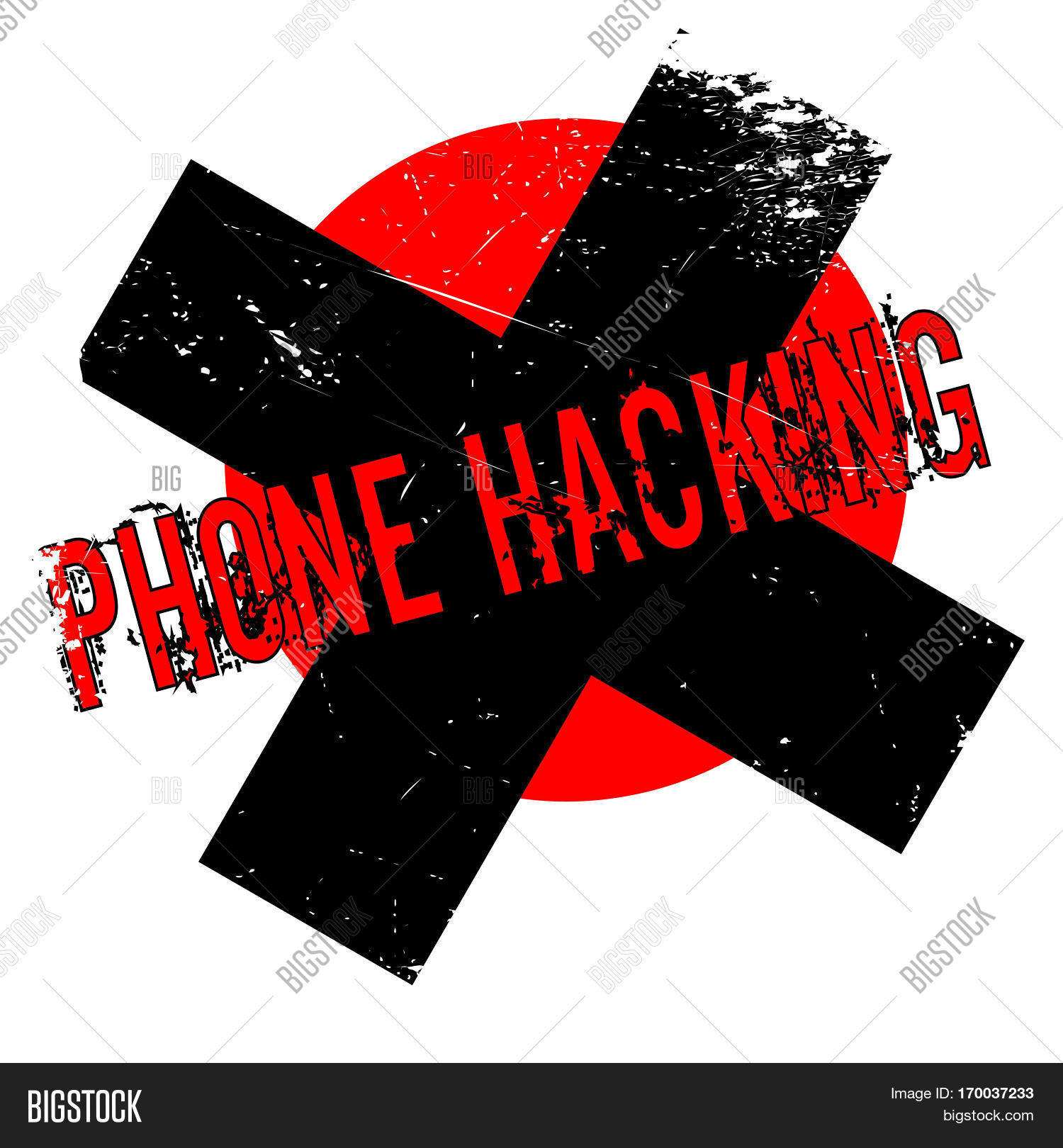 phone hacking rubber stamp. grunge design with dust scratches.