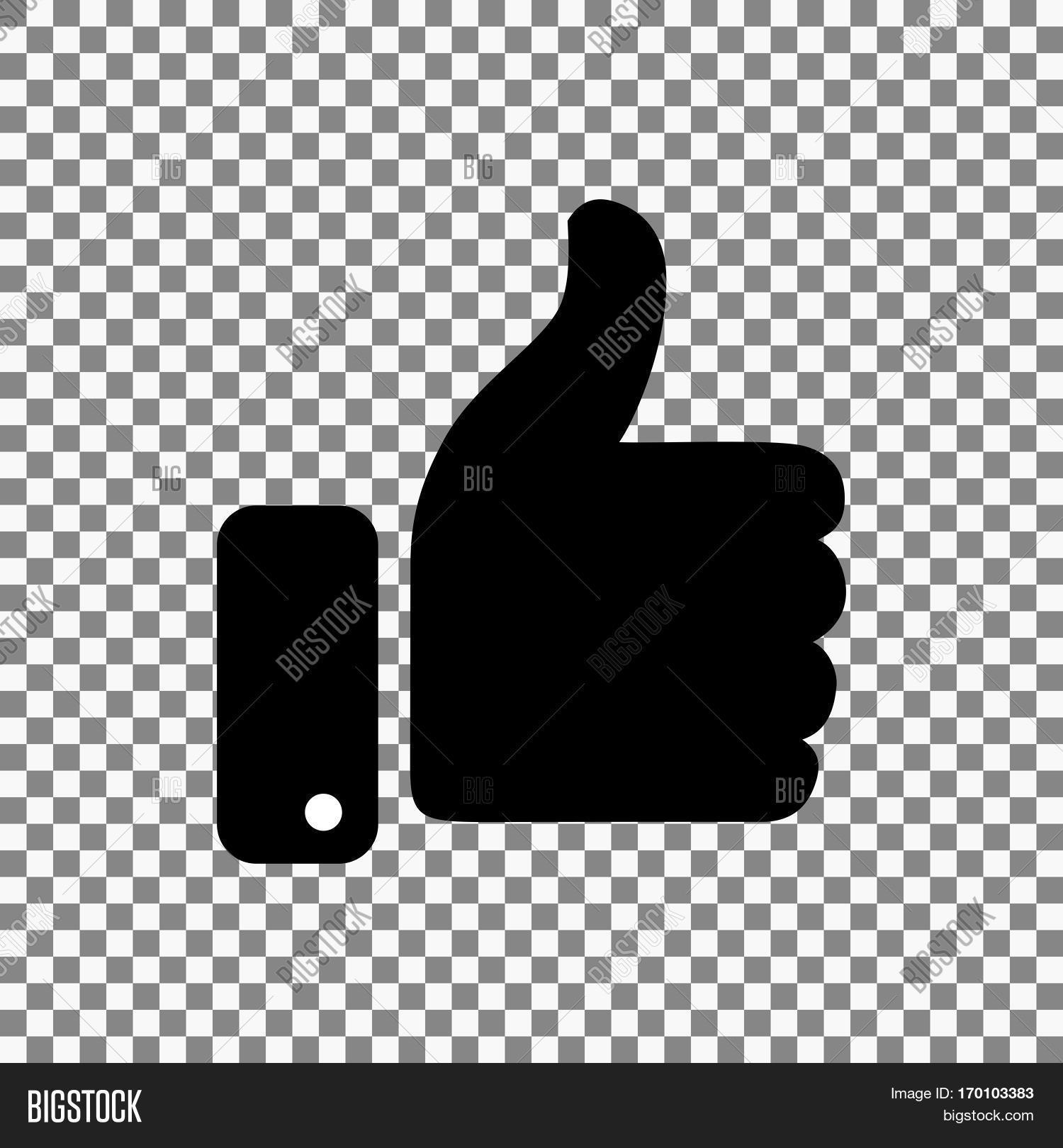 thumb up symbol finger up icon vector illustration.