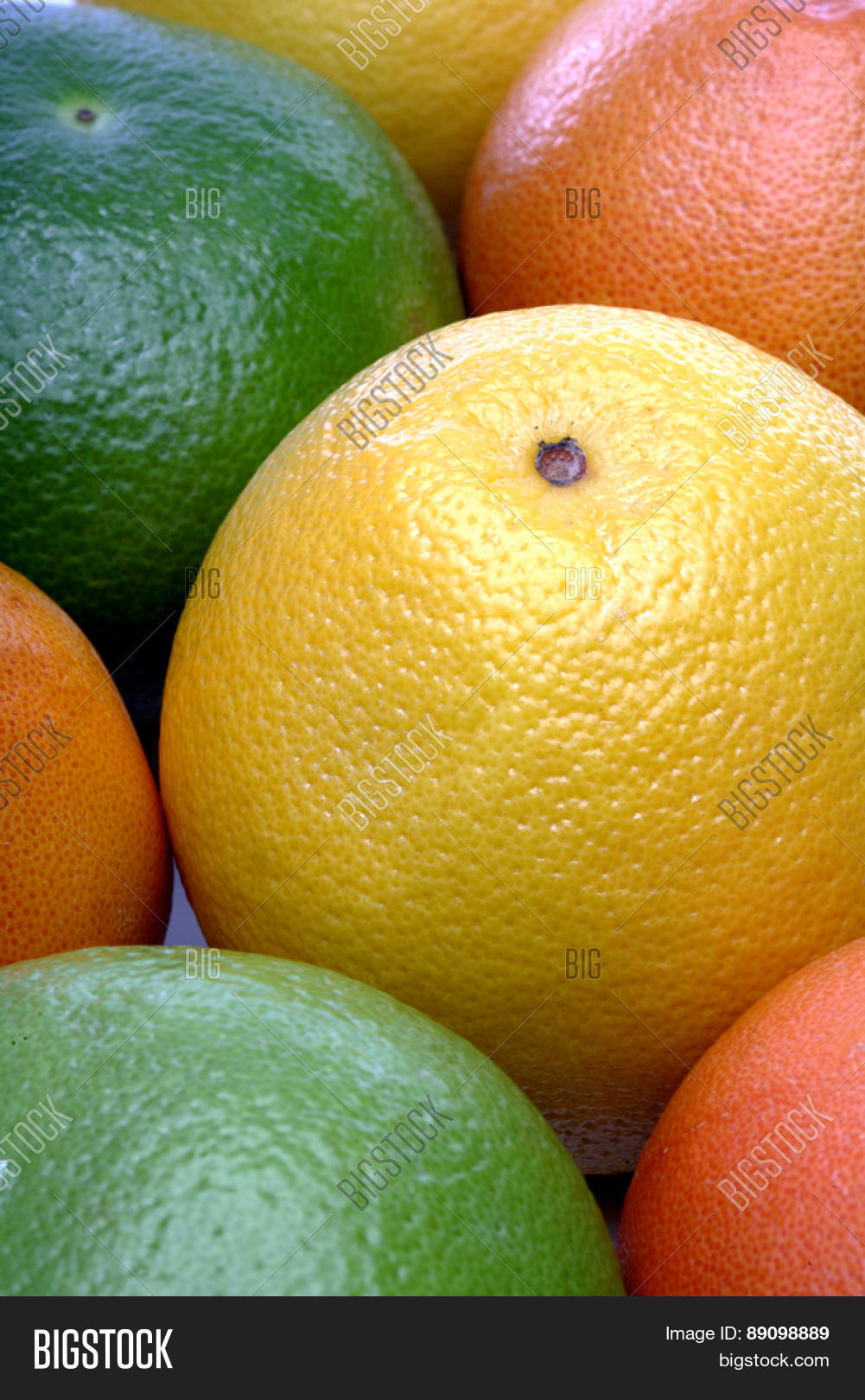 grapefruits background - close-up