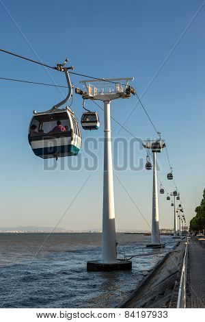 aerial tramway in lisbon