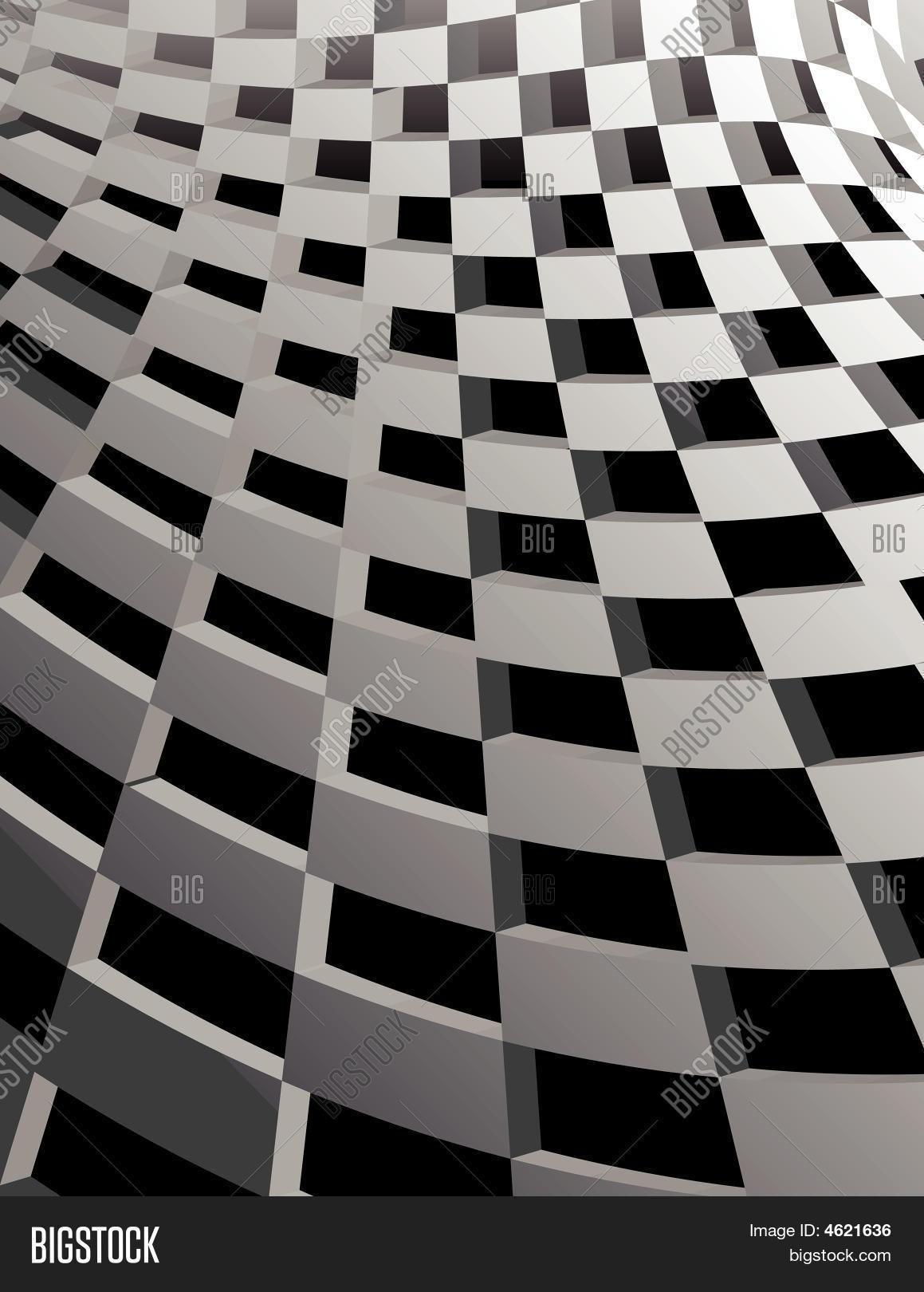 3D Checker Board Pattern - Vector Vector & Photo | Bigstock