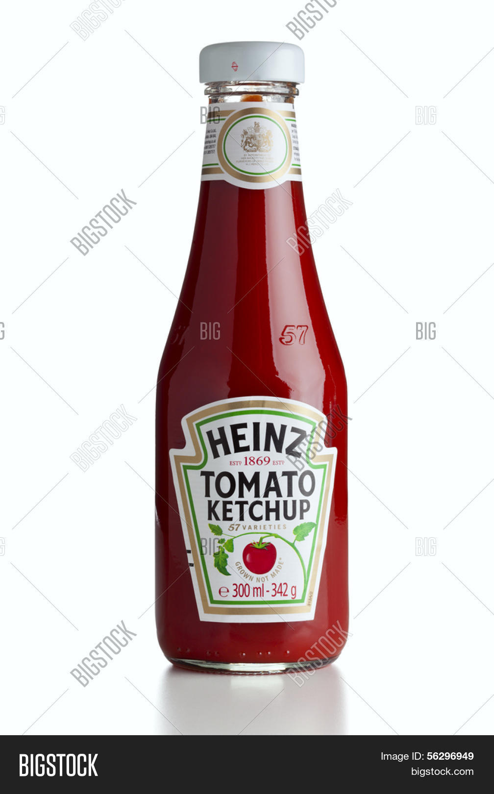 ratingen, germany - july13, 2011: a bottle of heinz ketchup