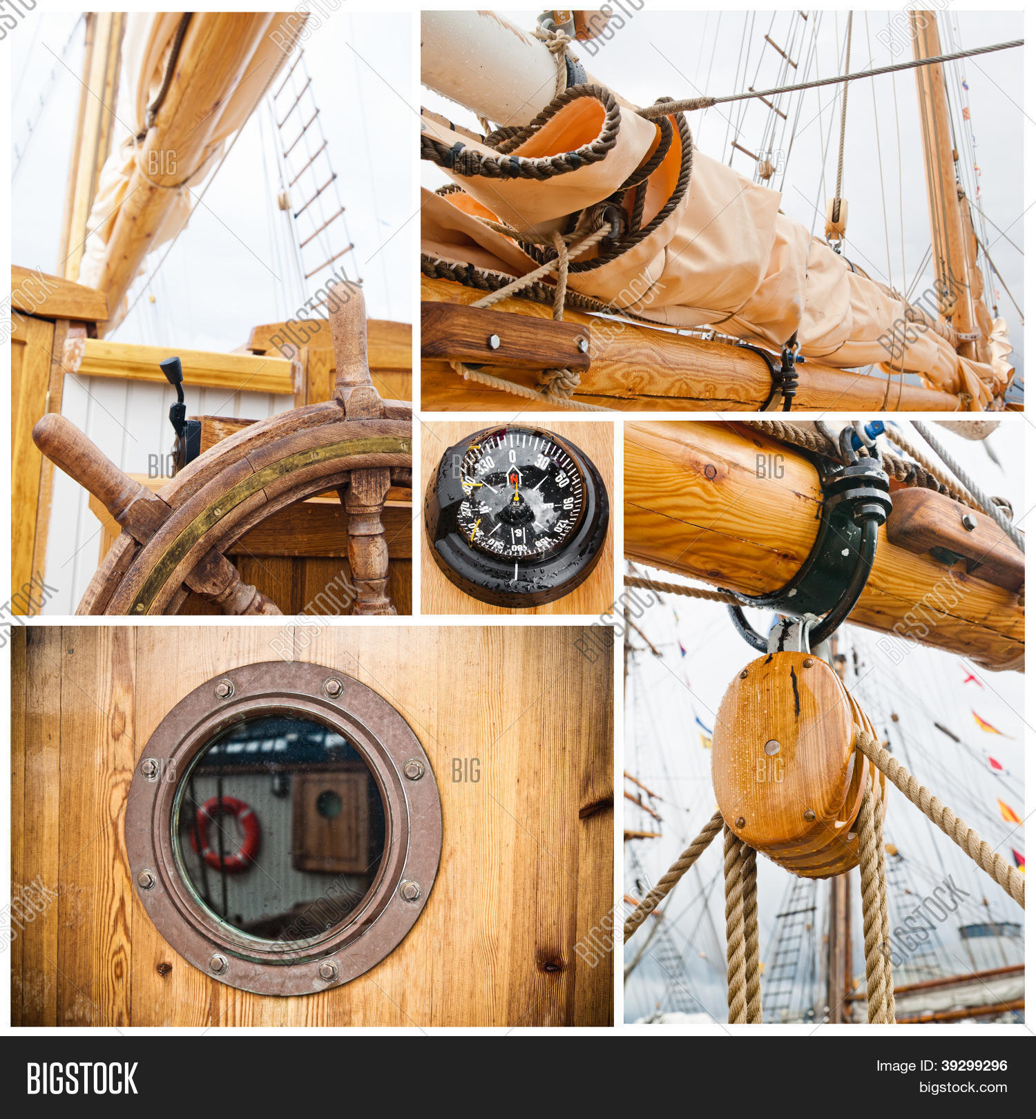古代航海船只 collage.yachting 概念 库存照片和库存图片 | bigstock