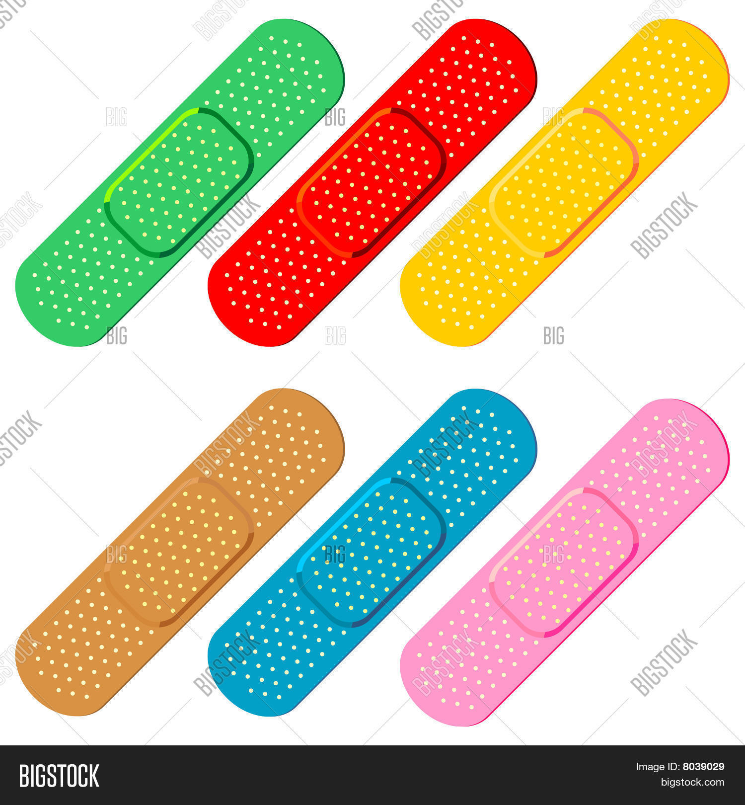 Vector y foto Conjunto De Curitas | Bigstock