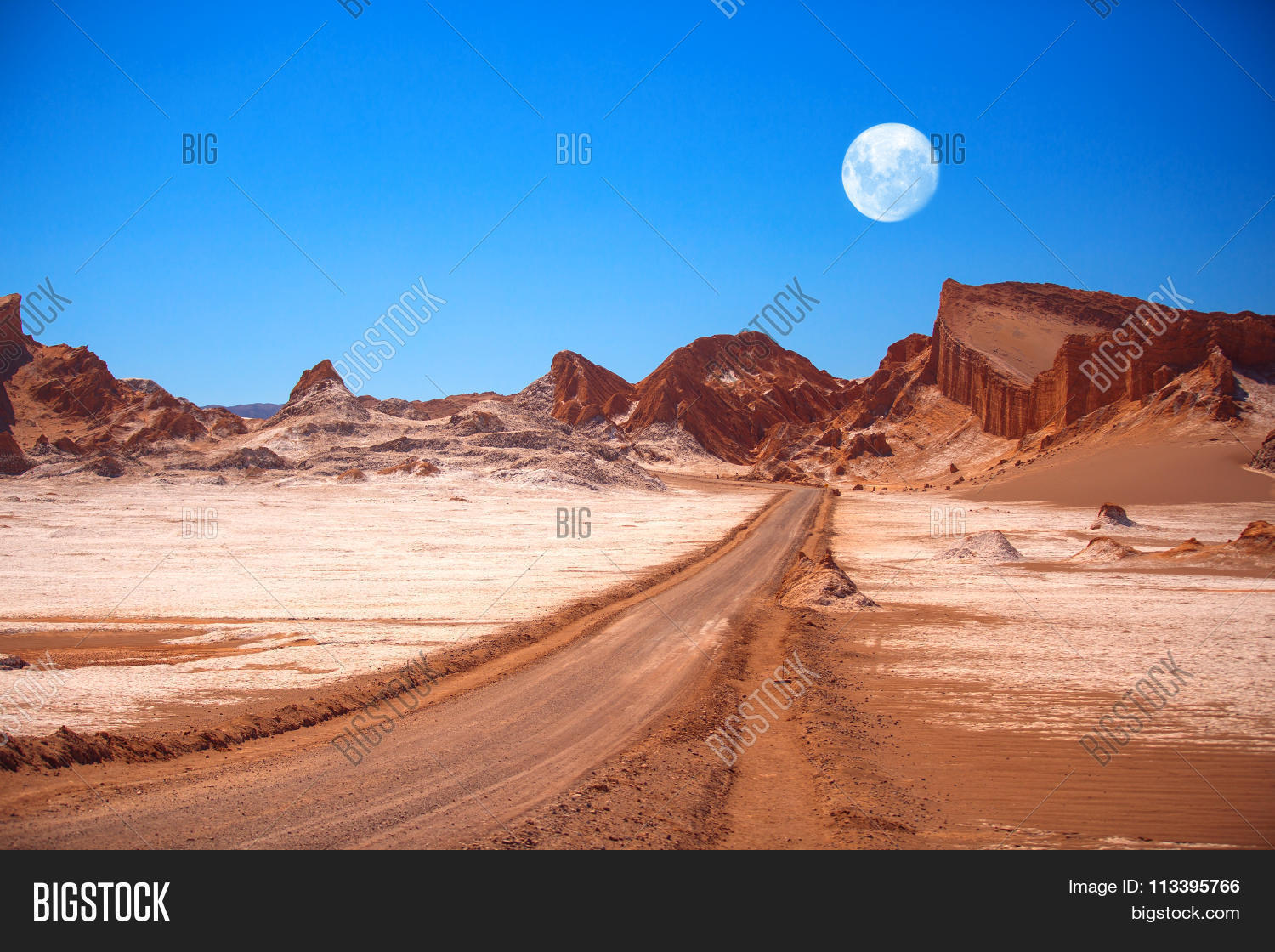 amphitheatre is beautiful geological formation of moon valley in